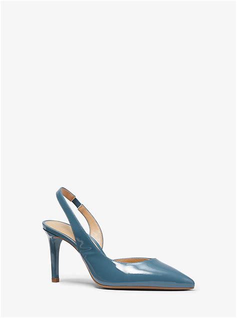 michael kors lucile flex pump|Lucille Flex Patent Leather Slingback Pump .